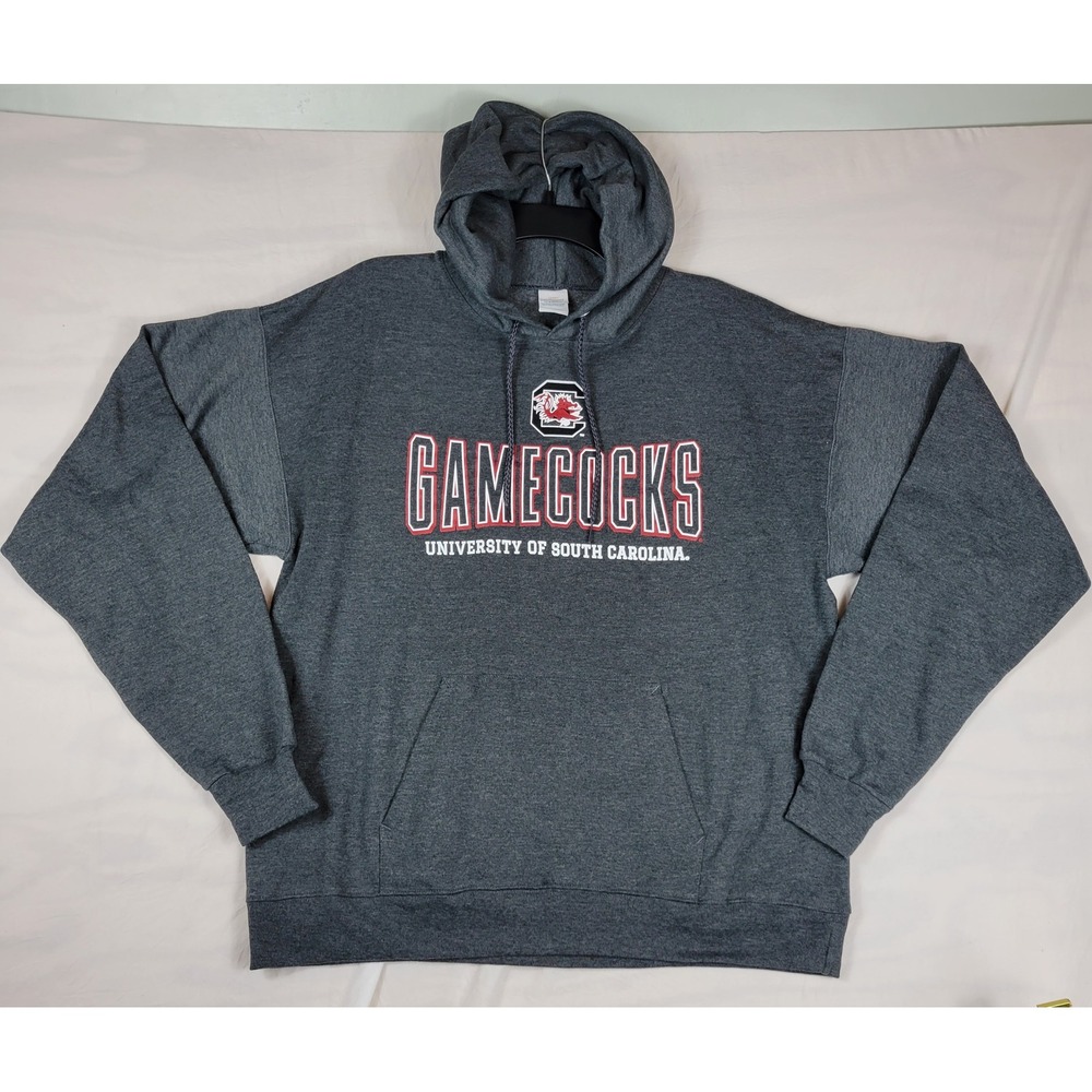 Hanes EcoSmart University of South Carolina Gamecocks Hoodie Charcoal Gray Large